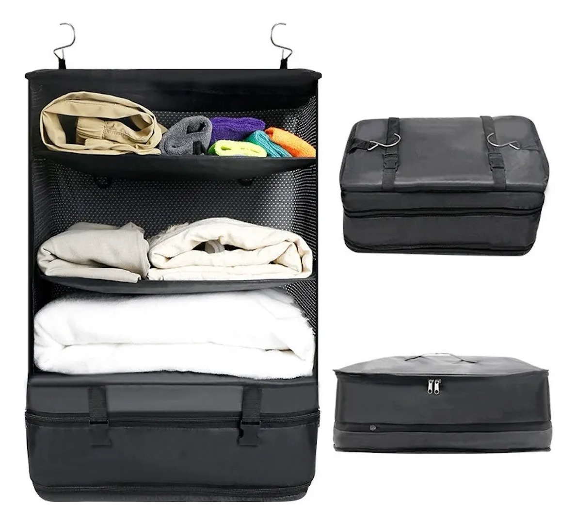 Organizador Maleta Viaje Estante Equipaje Plegable Colgante - 9