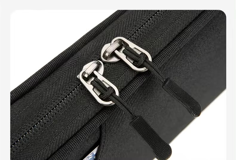 Porta Pasaporte Organizador Documentos Con Cierre, Correa Y Protección RFID - 2