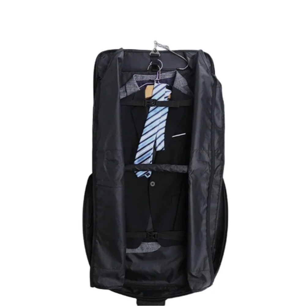 BOLSO PORTATRAJE EN COLOR NEGRO TRADICIONAL IMPERMEABLE - 3