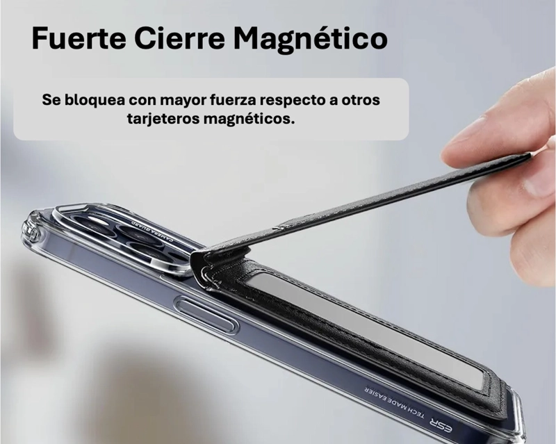 Tarjetero Magnético Plegable Celular Compatible Magsafe - 3