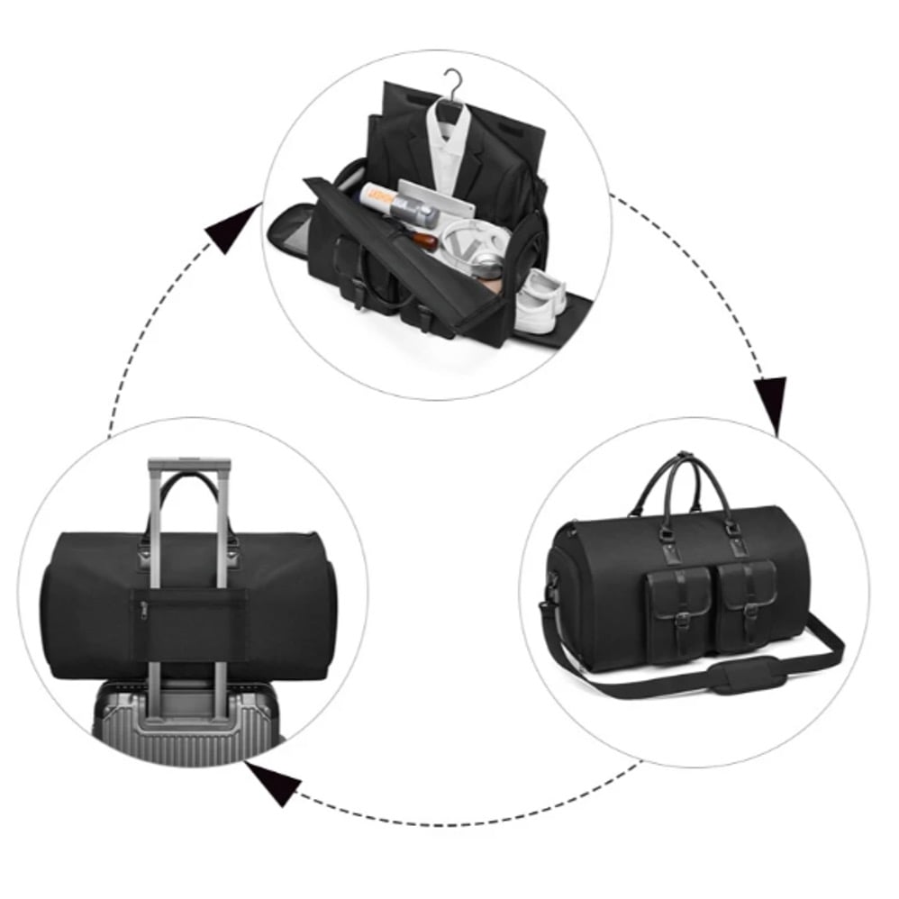 BOLSO TRAJE Y EQUIPAJE ULTRA 3 EN 1 Y COMPARTIMENTO ZAPATOS - 4