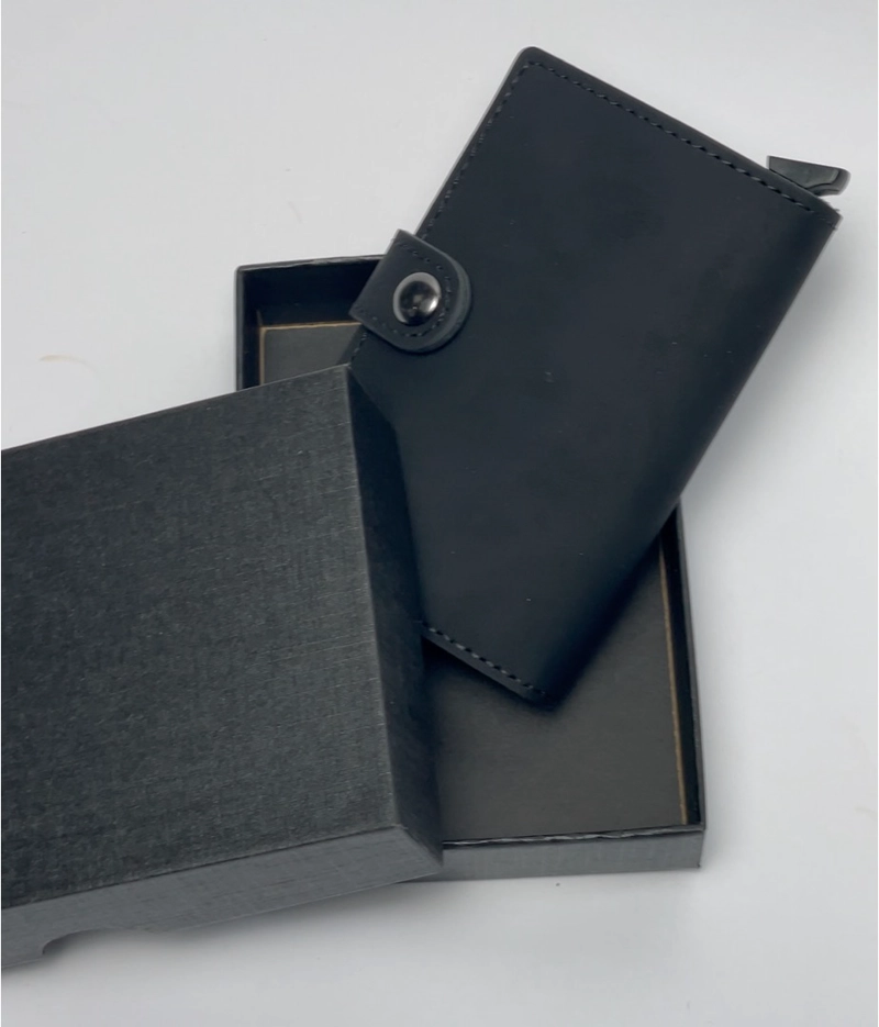 Billetera Tarjetero Anticlonación Rfid Compacta en Caja Regalo - 2