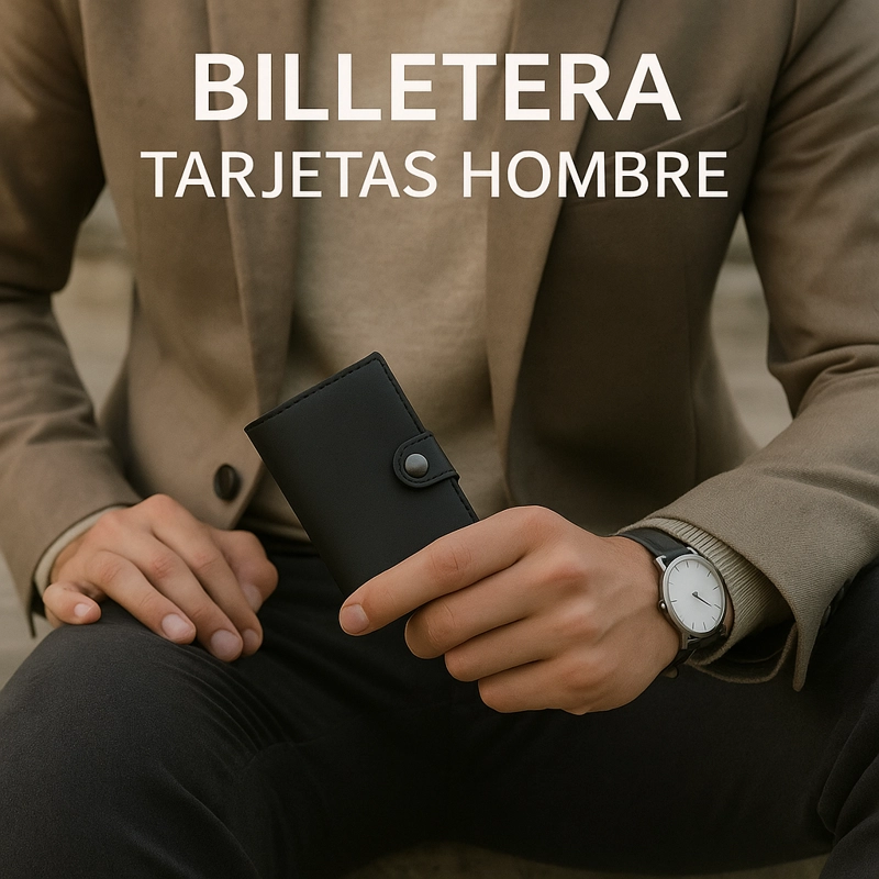 Billetera Tarjetero Anticlonación Rfid Compacta en Caja Regalo - 6