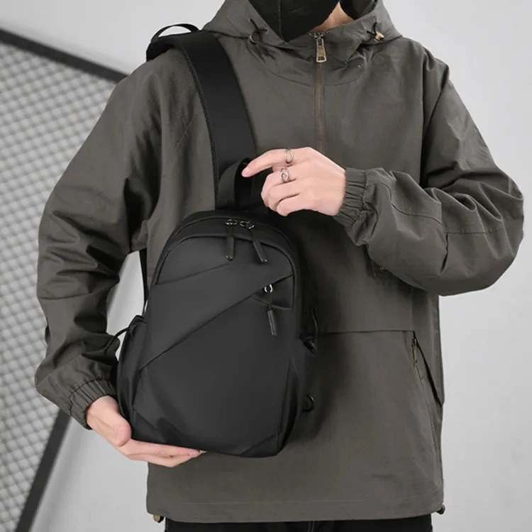 BANANO CRUZADO IMPERMEABLE ANTIRROBO VIAJE URBANO GRAN CAPACIDAD - 8