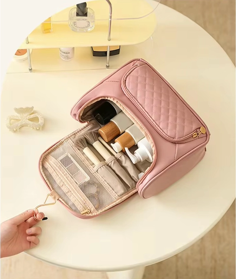 NECESER GRANDE DE VIAJE MAQUILLAJE Y COSME TICOS IMPERMEABLE - 1