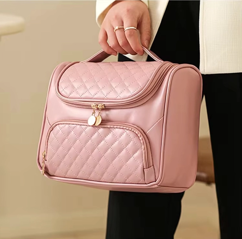 NECESER GRANDE DE VIAJE MAQUILLAJE Y COSME TICOS IMPERMEABLE - 2