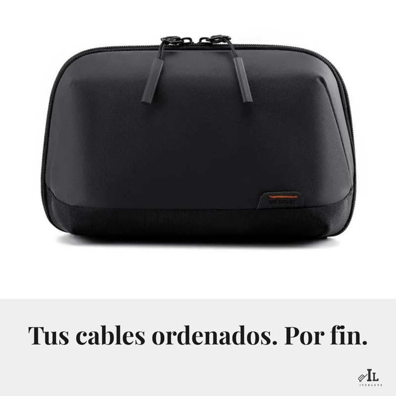 ESTUCHE ORGANIZADOR BOLSO PORTA CABLES PARA VIAJES CAPACIDAD - 1