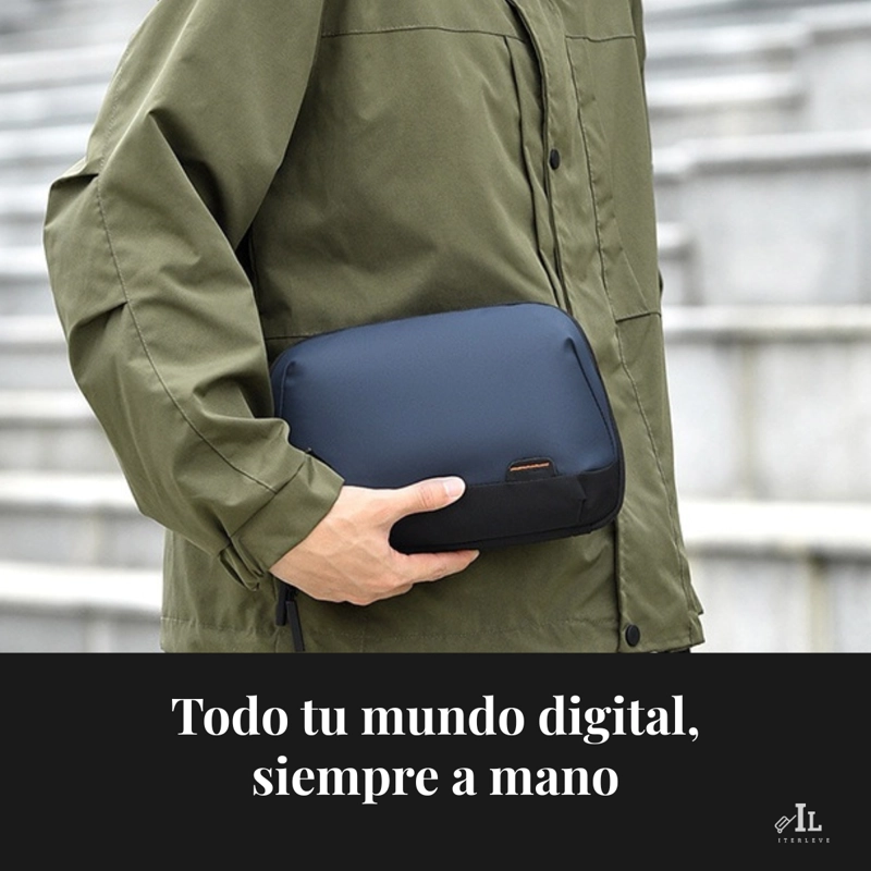 ESTUCHE ORGANIZADOR BOLSO PORTA CABLES PARA VIAJES CAPACIDAD - 2