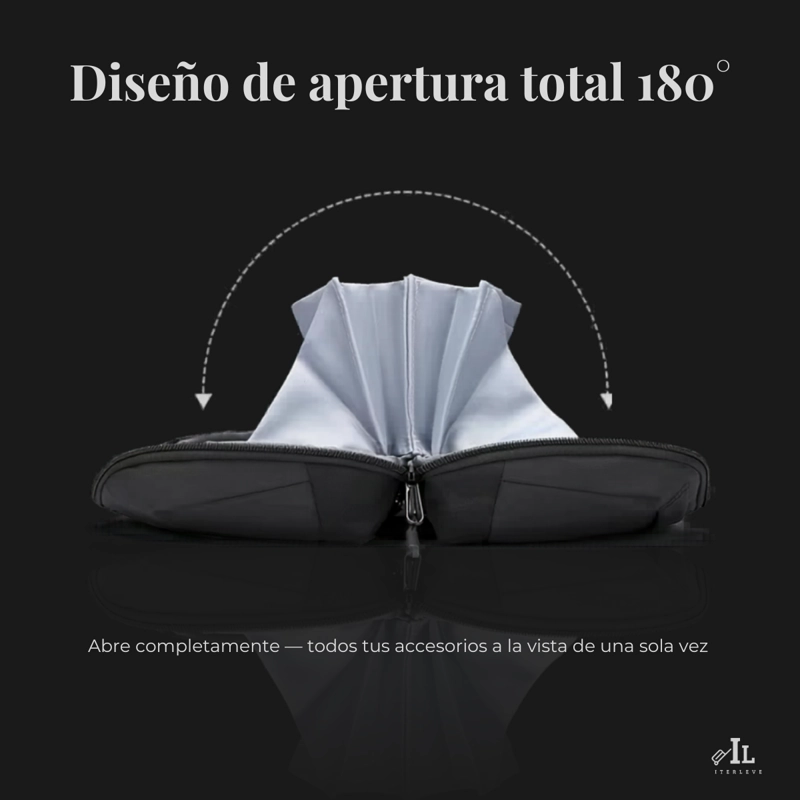 ESTUCHE ORGANIZADOR BOLSO PORTA CABLES PARA VIAJES CAPACIDAD - 3