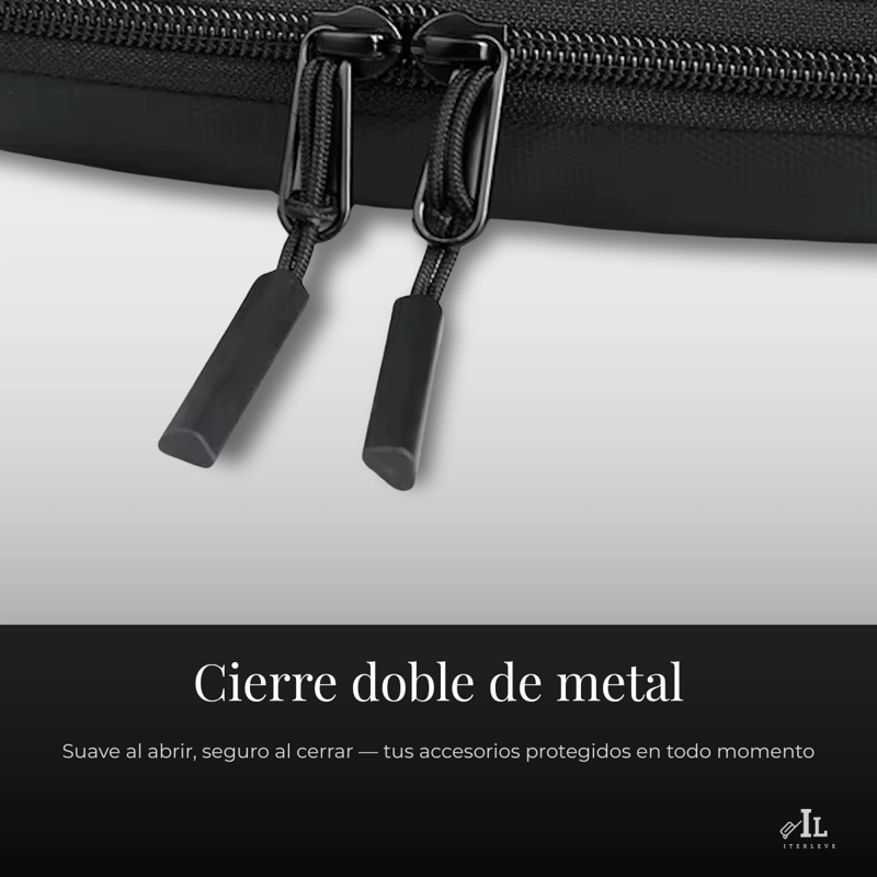 ESTUCHE ORGANIZADOR BOLSO PORTA CABLES PARA VIAJES CAPACIDAD - 5