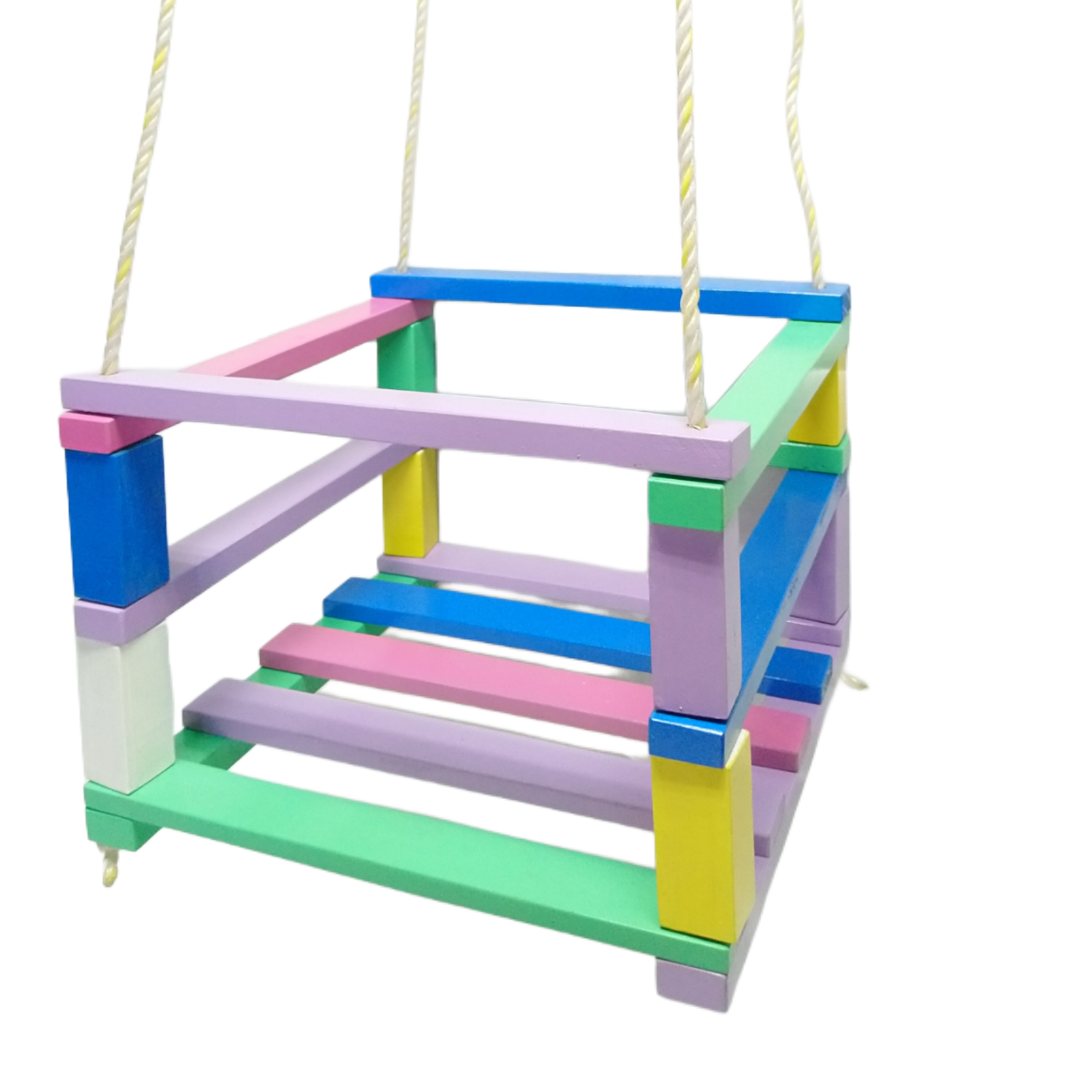COLUMPIO MULTICOLOR DE MADERA - 1