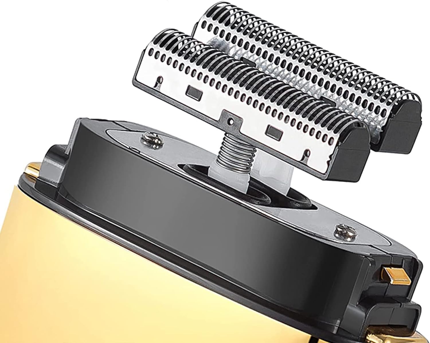 AFEITADORA RAASURADORA ELECTRICA INALAMBRICA KEMEI TX3 DORADO METALICO BARBERIA - 3