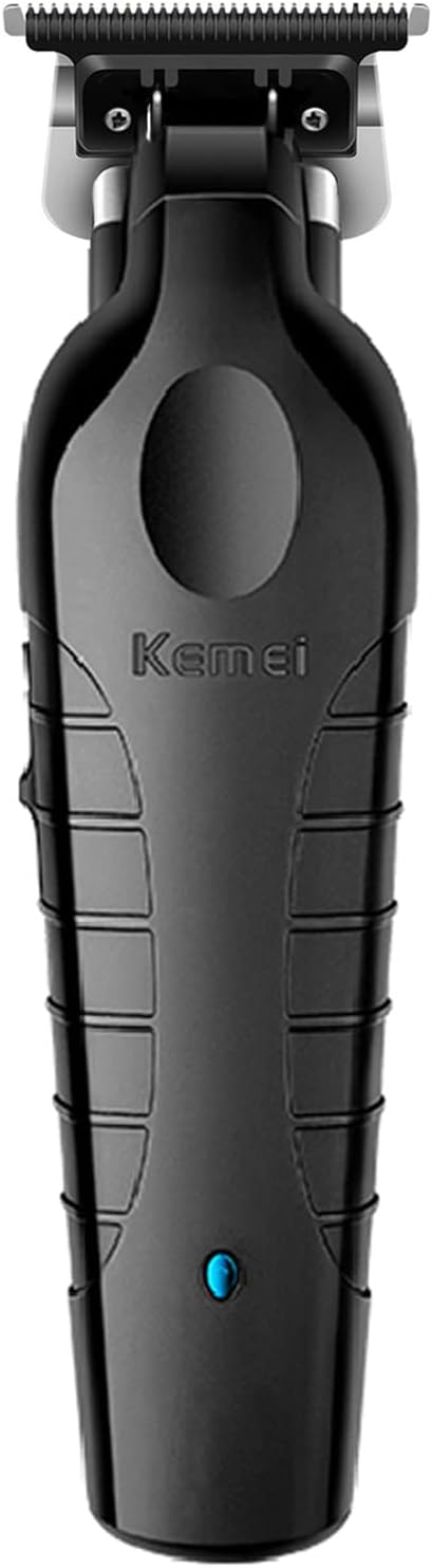 MAQUINA TRIMMER KEMEI 2299 NEGRA PERFILADORA BARBERIA PROFESIONAL - 2