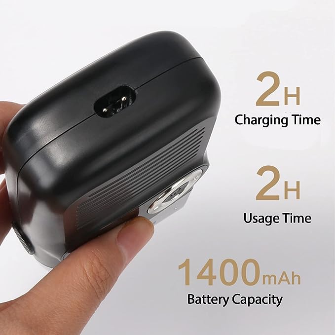 MAQUINA KEMEI 2026 SHAVER 2EN1 + PATILLERA PANTALLA LCD - 11