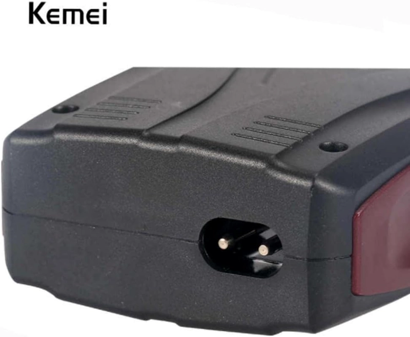 MAQUINA AFEITADORA RASURADORA BARBA HOMBRE PORTATIL KM-3381 NEGRO - 8