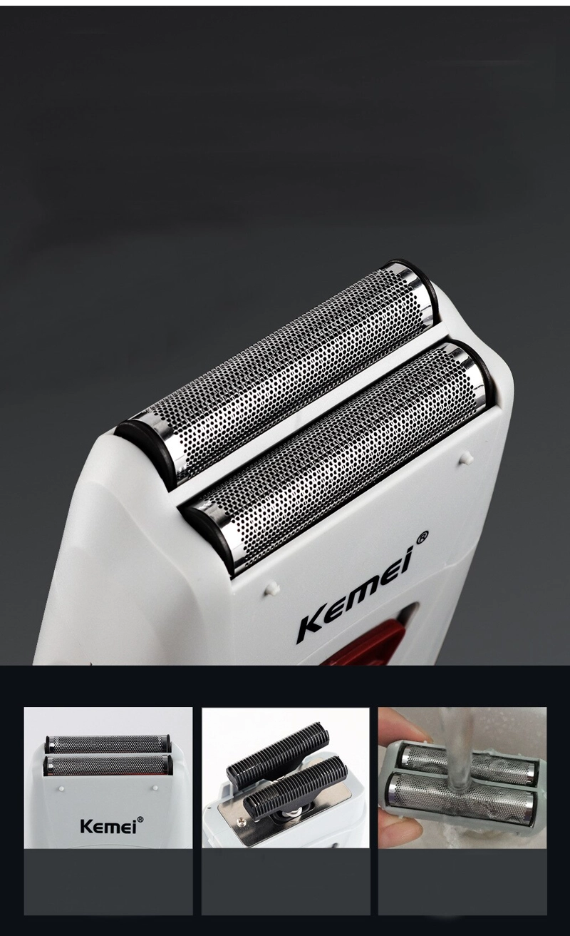 MÁQUINA AFEITADORA KEMEI RASURADORA BARBA HOMBRE PORTATIL KM 3382 PROFESIONAL - 8