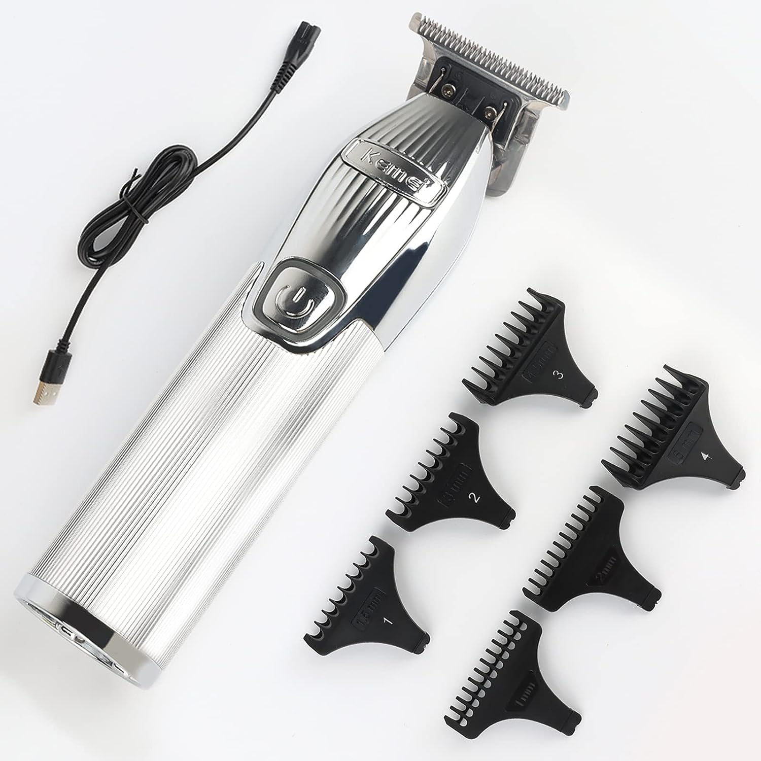 MÁQUINA DE AFEITAR KEMEI TRIMMER PATILLERA CORTADORA PELO I32 - 5