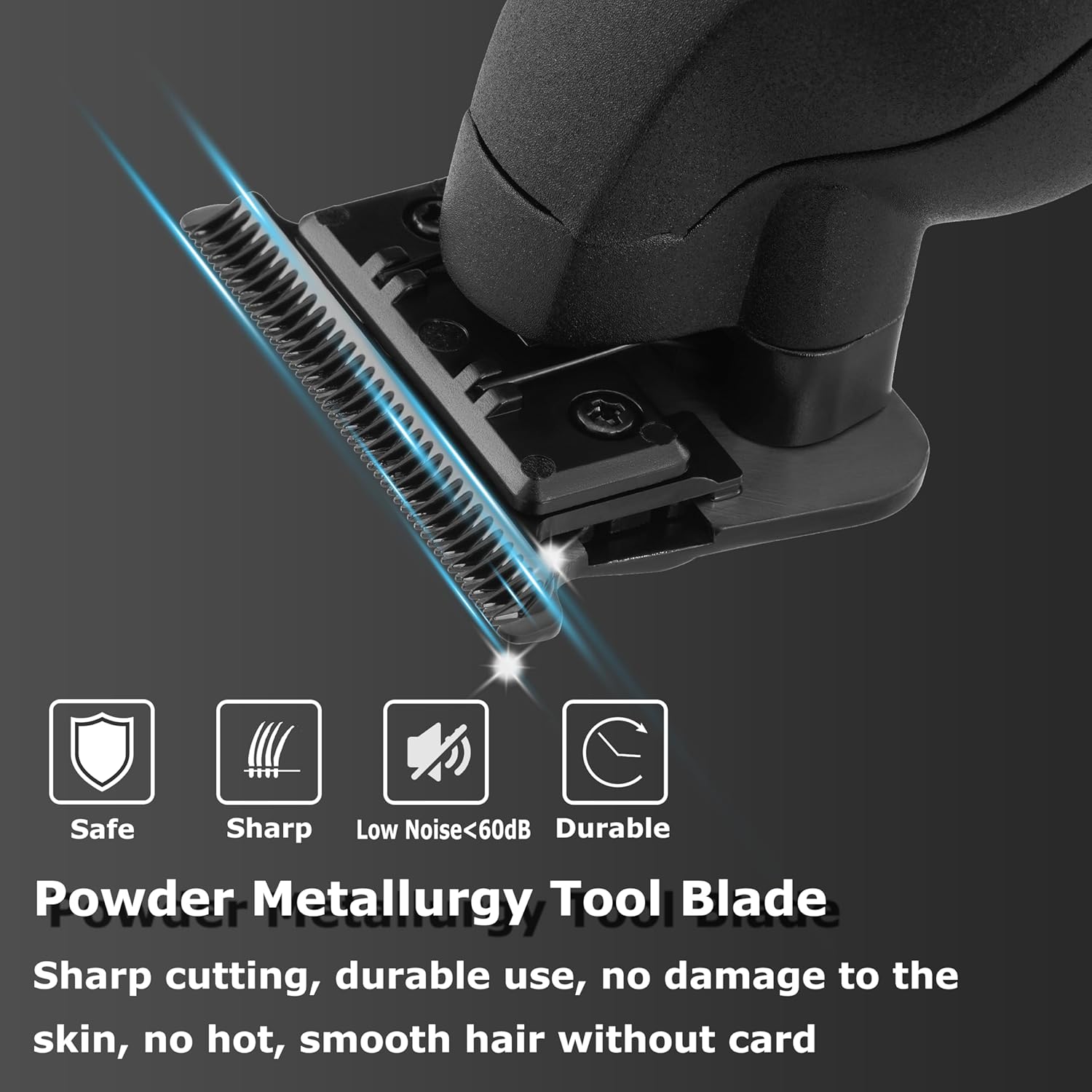 MÁQUINA RASURADORA KEMEI COMBO 3381 + TRIMMER PERFILADORA BARBERIA 2293 - 6