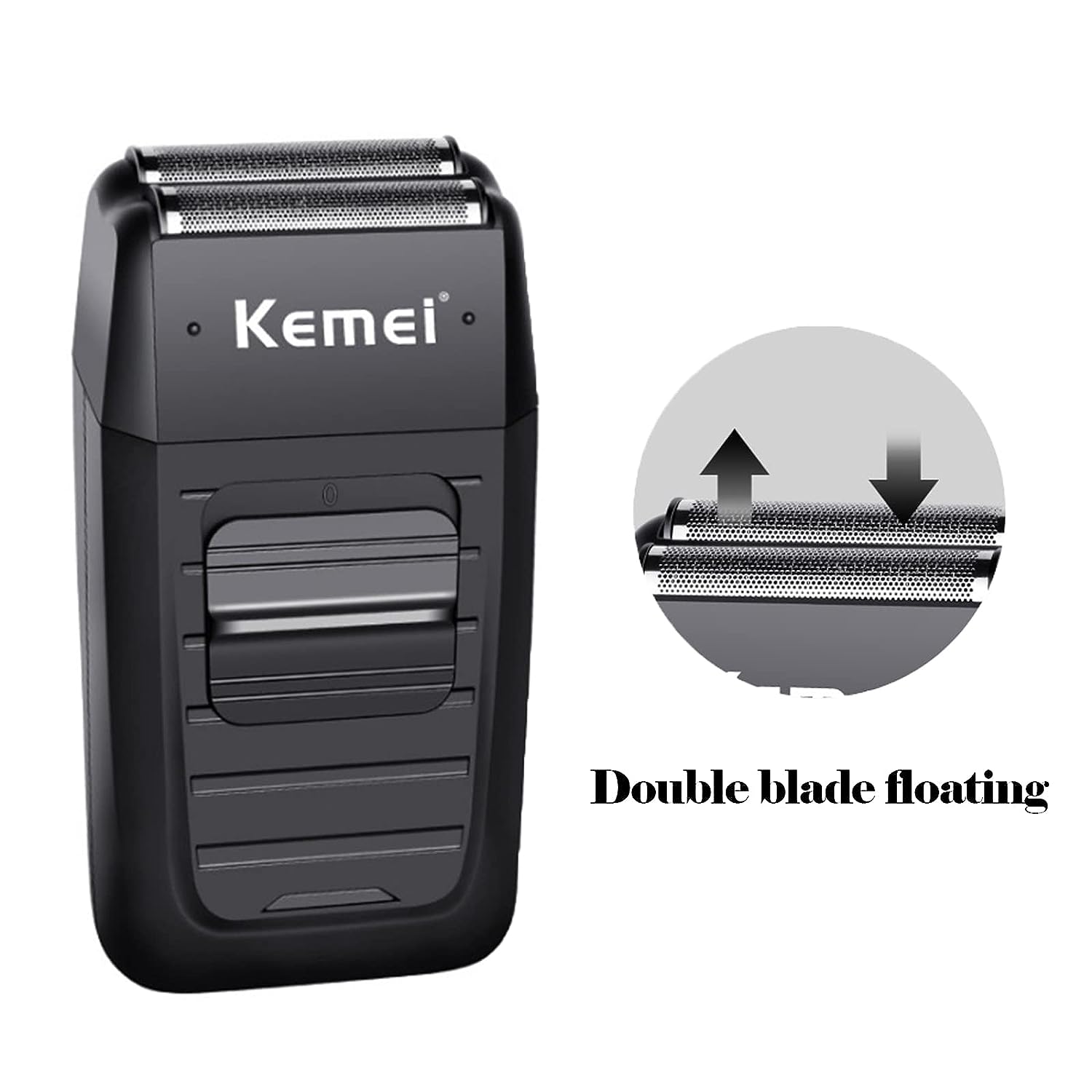 COMBO KEMEI PATILLERA TRIMMER 9163 + SHAVER RASURADORA 1102 - 10