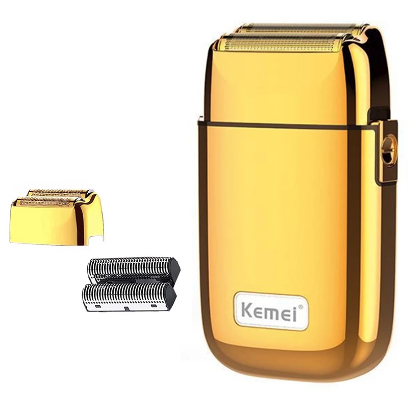 PACK 3 MAQUINAS KEMEI TX1 PROFESIONAL INALAMBRICA DORADO - 6