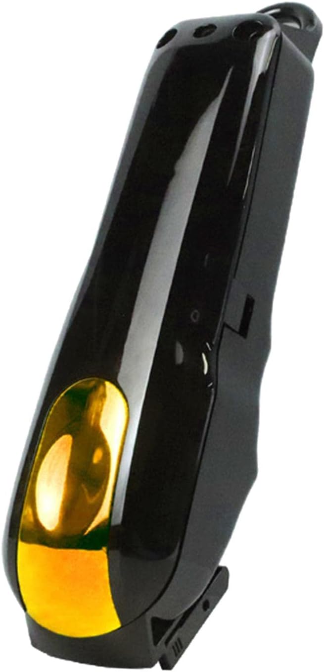 CARCASA PARA MAQUINA WAHL CLIP TRANSPARENTE NEGRO CON DORADO - 1