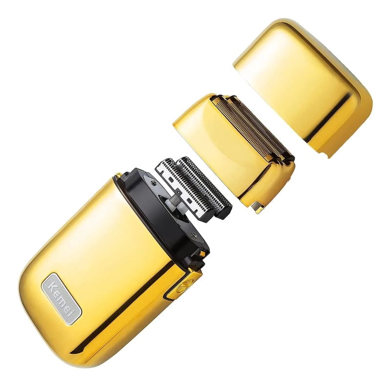 REPUESTO CABEZAL KEMEI SHAVER TX1 / TX3 RASURADORA DORADO - 1