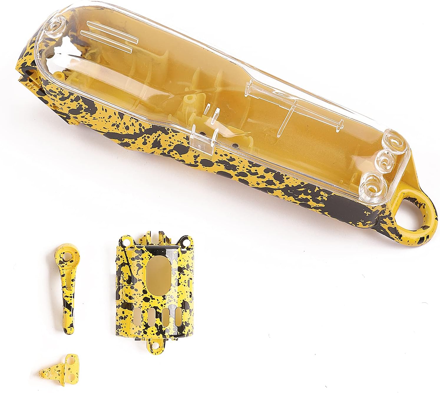 CARCASA PARA MAQUINA WAHL CLIP TRANSPARENTE AMARILLO - 2