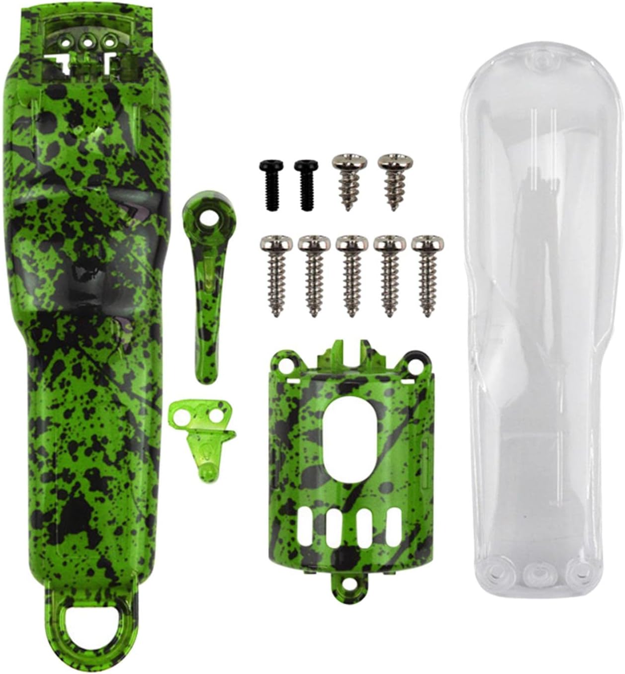 CARCASA PARA MAQUINA WAHL CLIP VERDE RETRO INALAMBRICO - 3