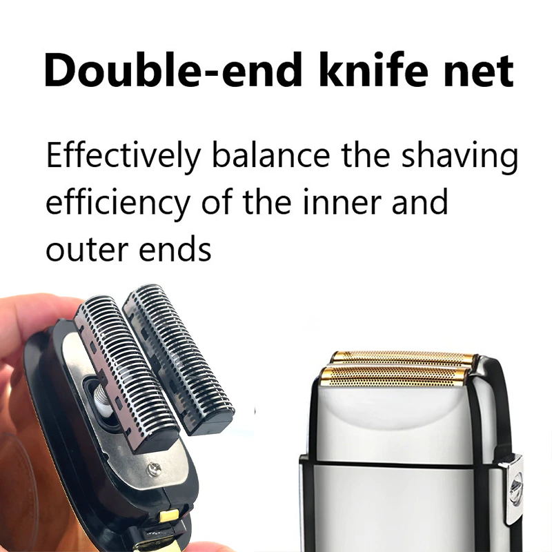 REPUESTO CABEZAL PARA SHAVER KEMEI TX1 / TX3 RASURADORA PLATEADO - 5