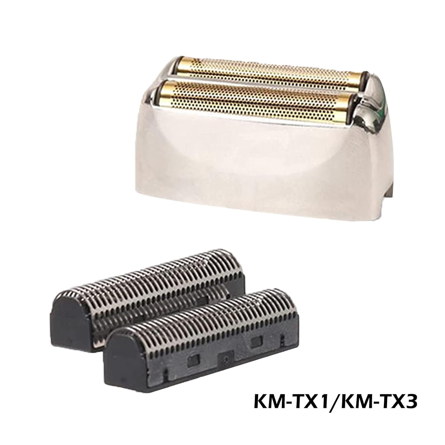 REPUESTO CABEZAL PARA SHAVER KEMEI TX1 / TX3 RASURADORA PLATEADO - 11