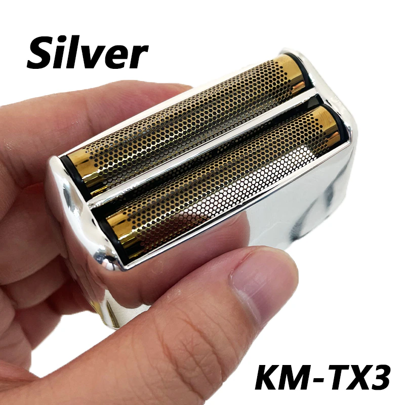 REPUESTO CABEZAL PARA SHAVER KEMEI TX1 / TX3 RASURADORA PLATEADO - 12
