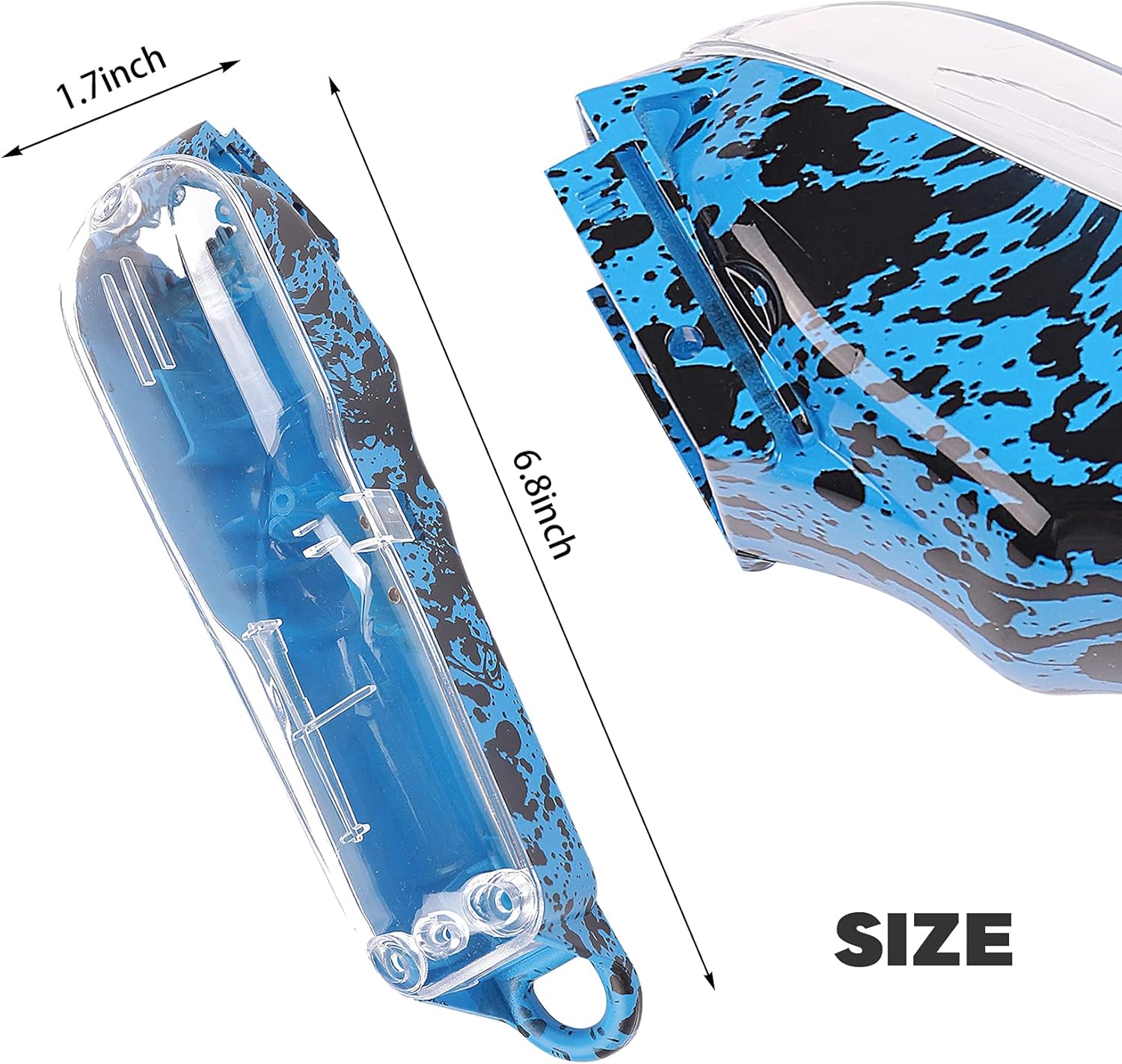 CARCASA PARA MAQUINA WAHL CLIP AZUL INALAMBRICO - 3