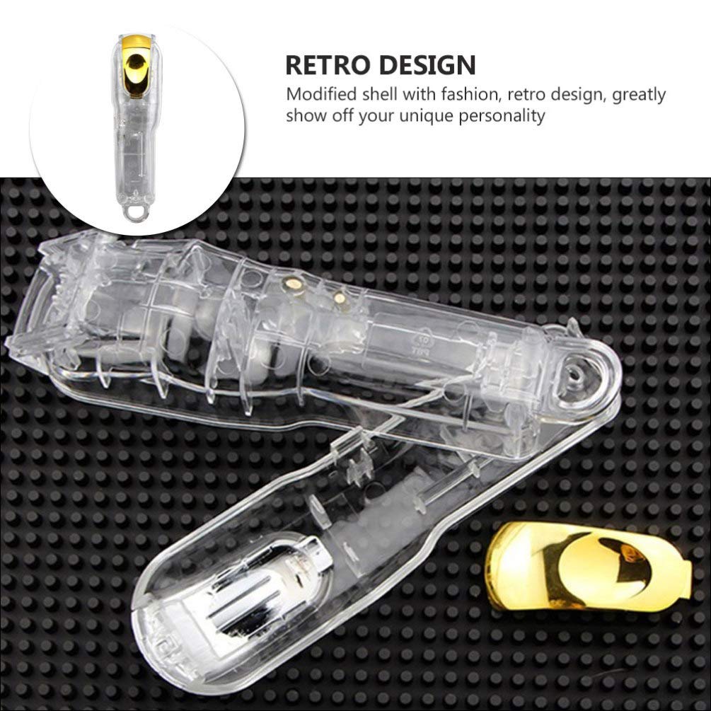 CARCASA PARA MAQUINA WAHL CLIP TRANSPARENTE INALAMBRICO - 5