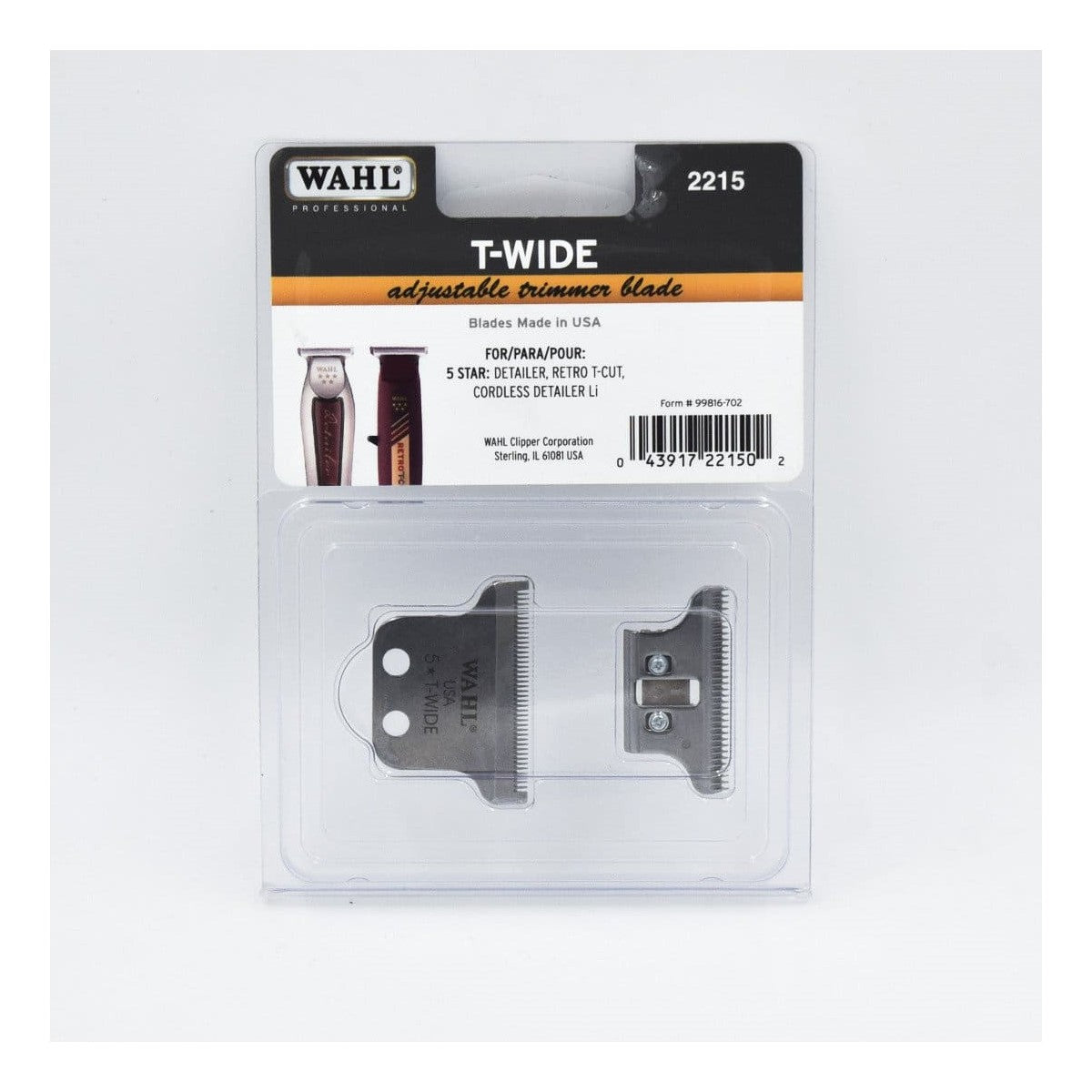 CUCHILLA REPUESTO WAHL EXTRA WIDE TRIMMER BLADE DETAILER - 1
