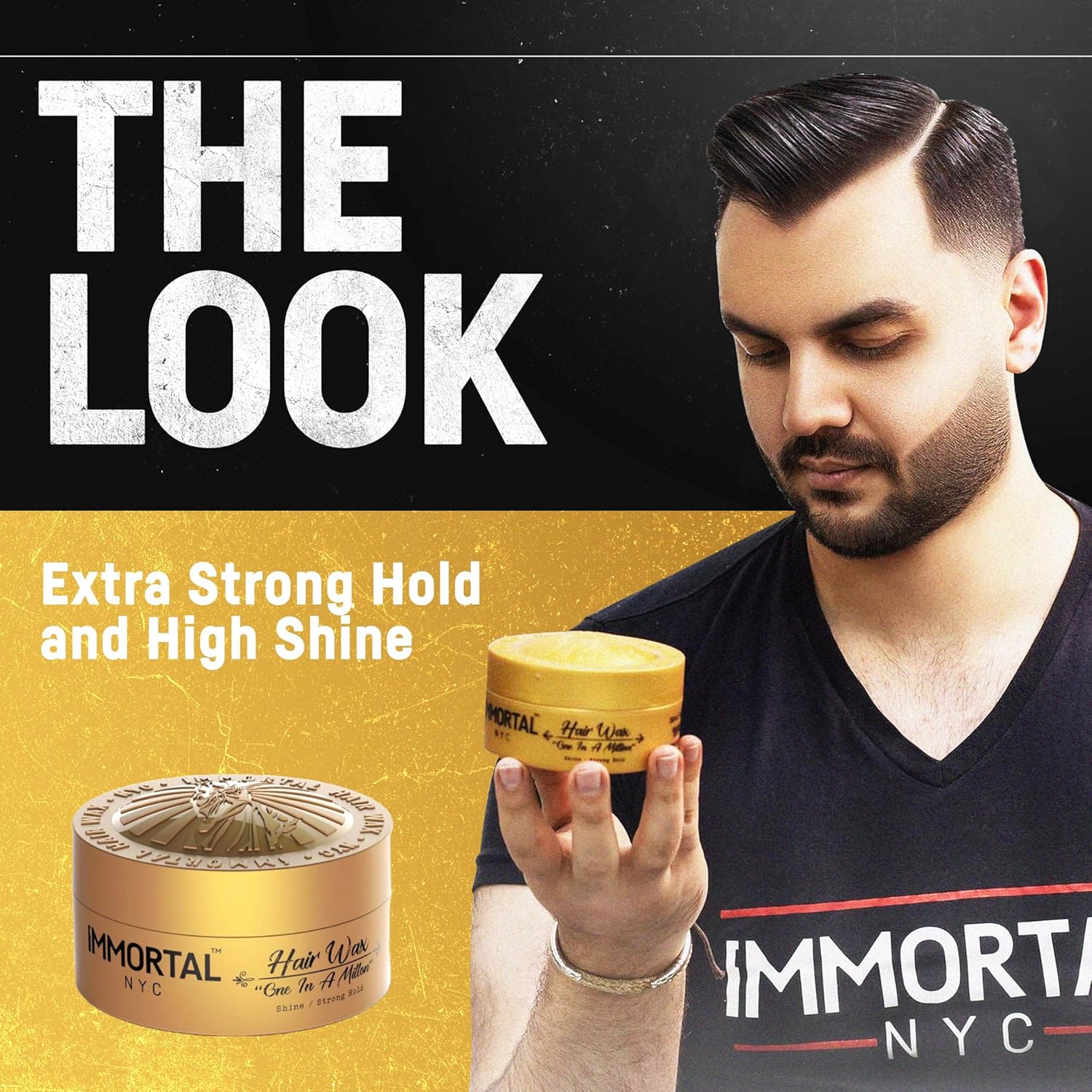 IMMORTAL INFUSE ONE A MILLION DOLLARS HAIR STYLING WAX 150ML CERA HOMBRE - 5