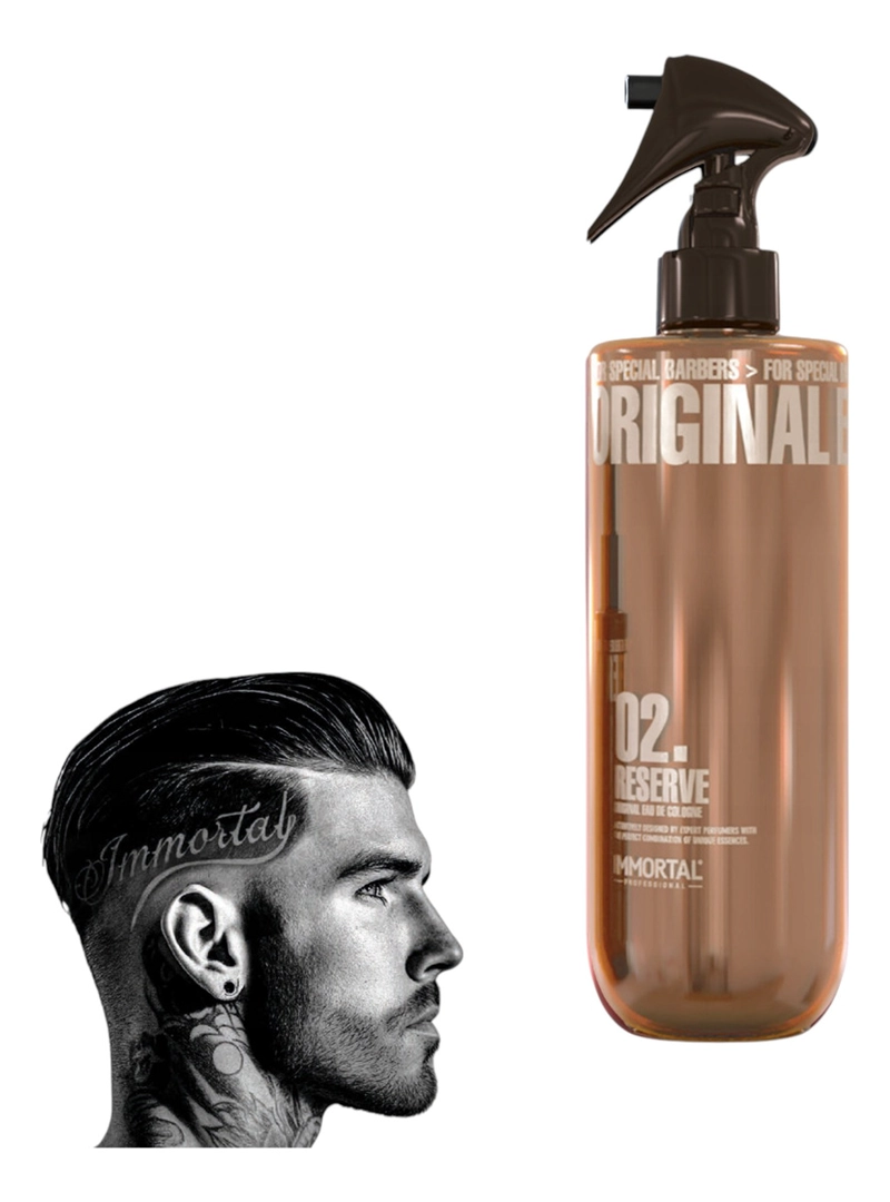AFTER SHAVE IMMORTAL SPRAY PREMIUM COLONIA 500ML PROFESIONAL FLORAL FRUITY - 2