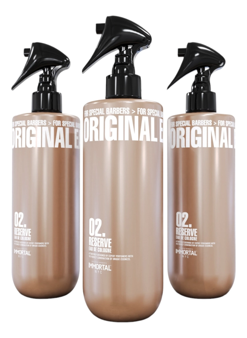 AFTER SHAVE IMMORTAL SPRAY PREMIUM COLONIA 500ML PROFESIONAL FLORAL FRUITY - 4