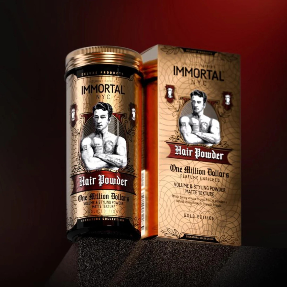 IMMORTAL NYC ONE MILLION DOLLARS POLVO TEXTURIZADOR 20G - 2