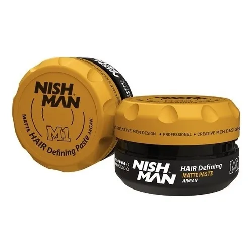 NISHMAN CERA PASTA MATE M1 100ML FIJADOR CABELLO ARGAN - 3