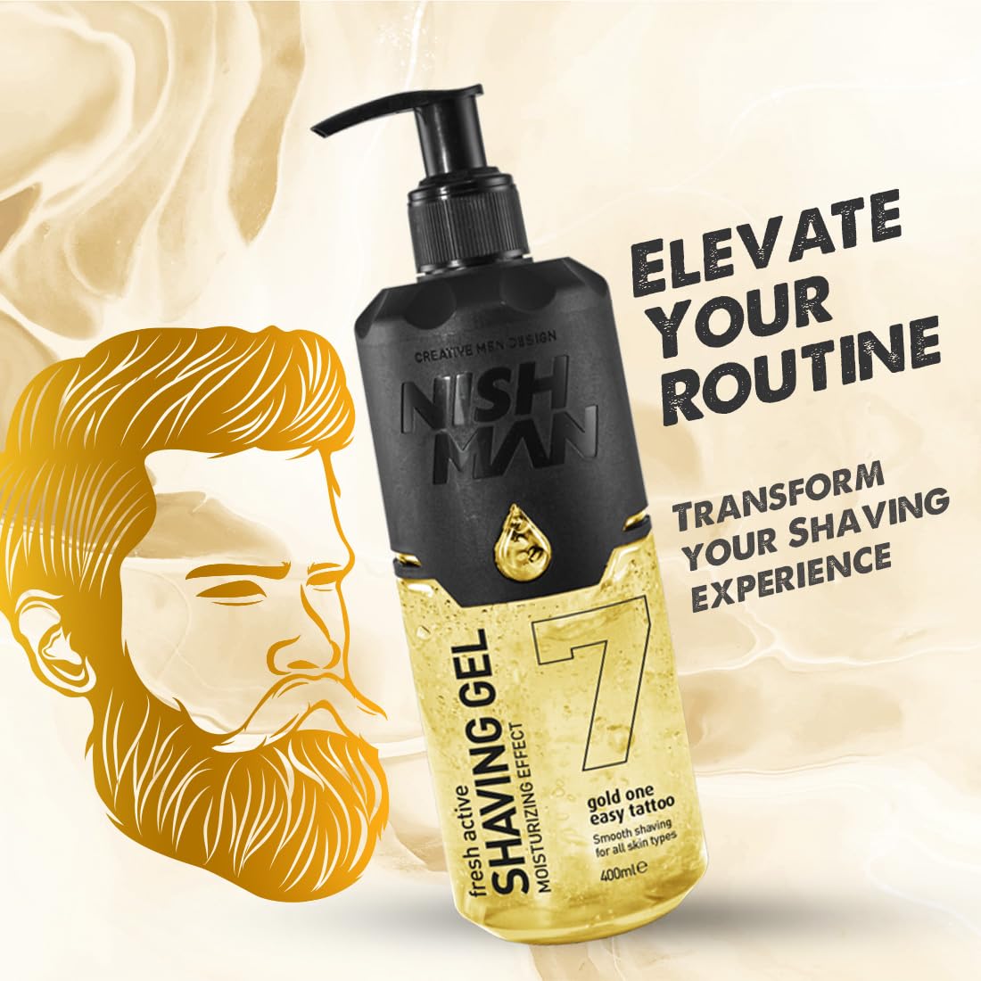 AFTER SHAVE COLONIA GOLD ONE 07 NISHMAN - 2