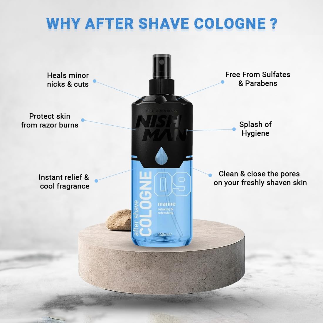 AFTER SHAVE COLONIA MARINE 09 NISHMAN - 2