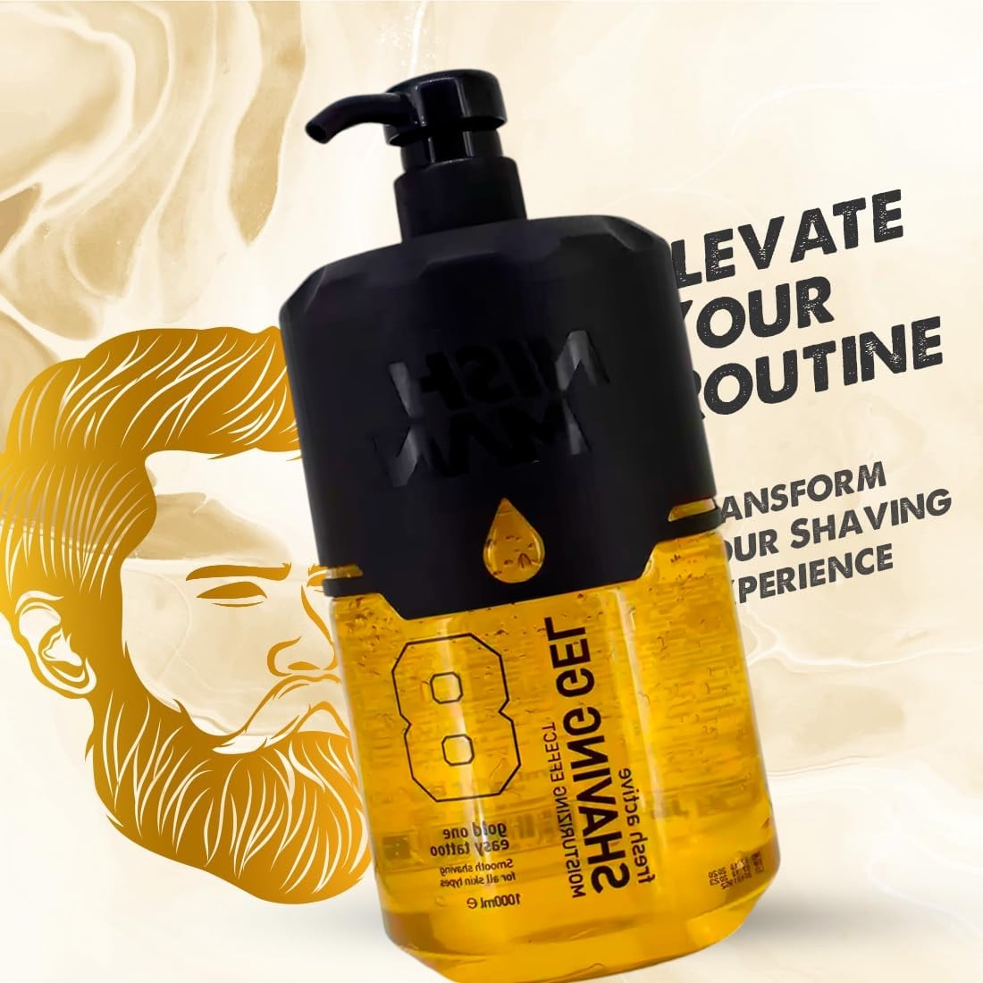 SHAVING GEL #8 NISHMAN AMARILLO - 10