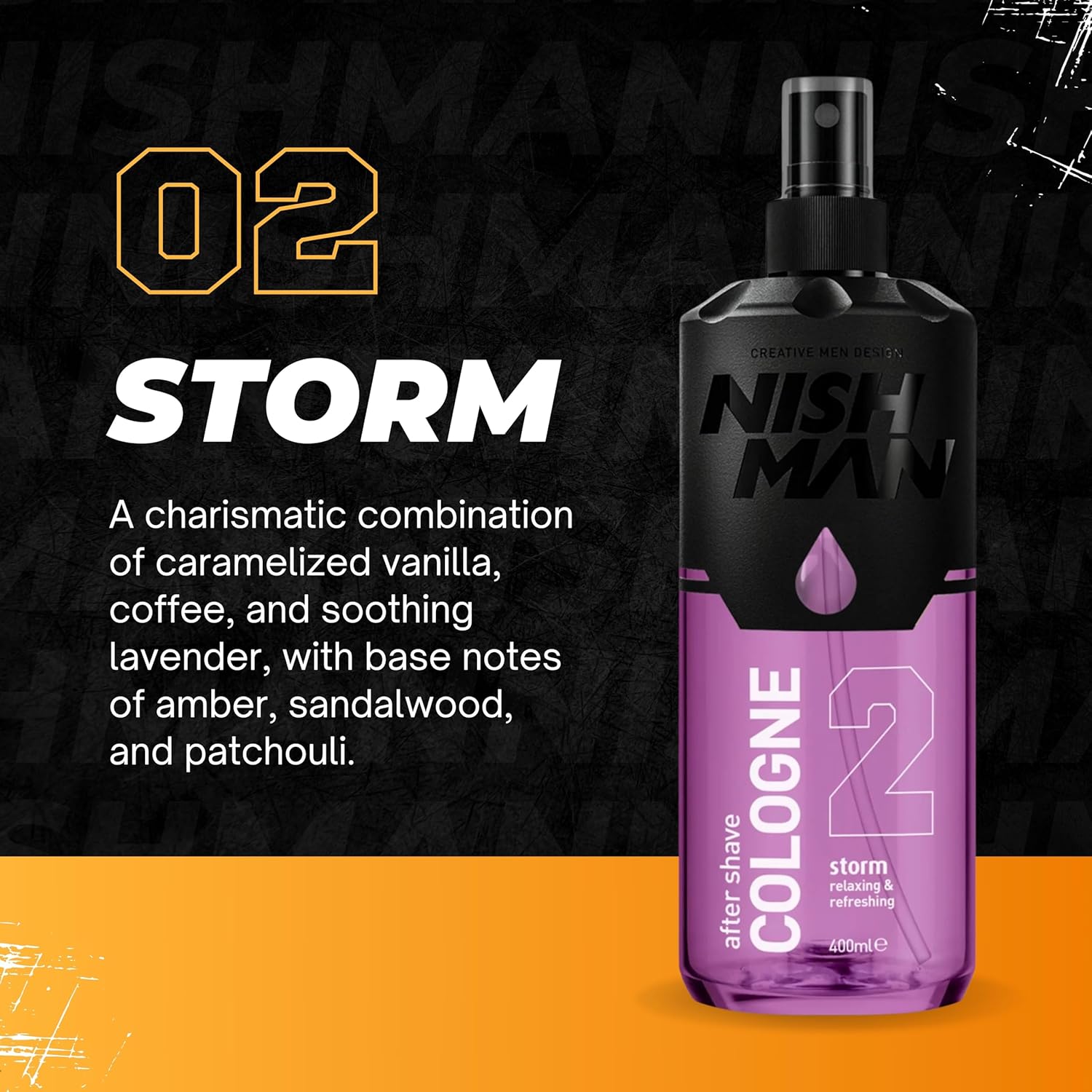 AFTER SHAVE COLONIA STORM 2 NISHMAN - 8