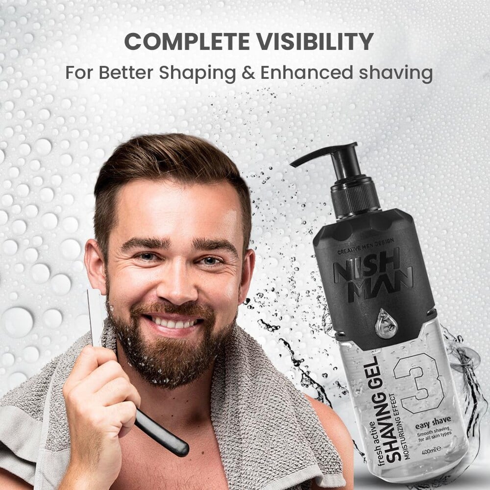 SHAVING GEL #4 NISHMAN FRESH ACTIVE - 4