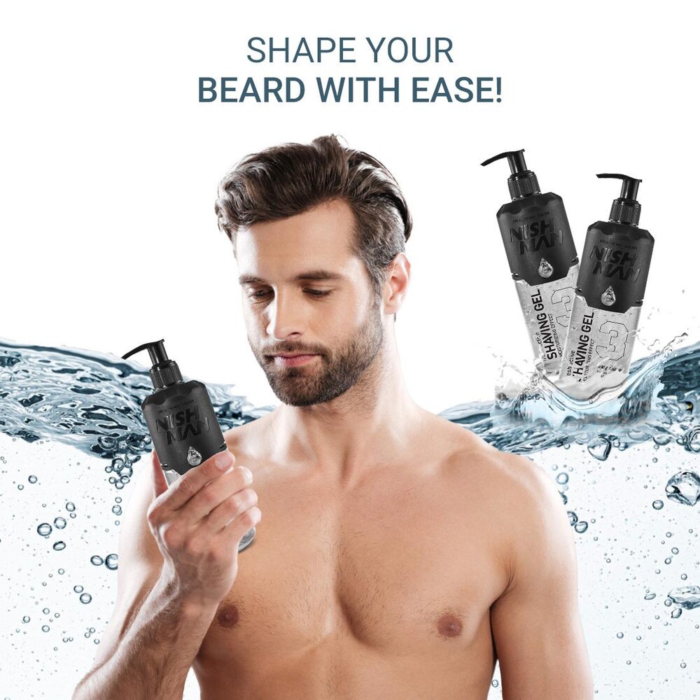 SHAVING GEL #4 NISHMAN FRESH ACTIVE - 9