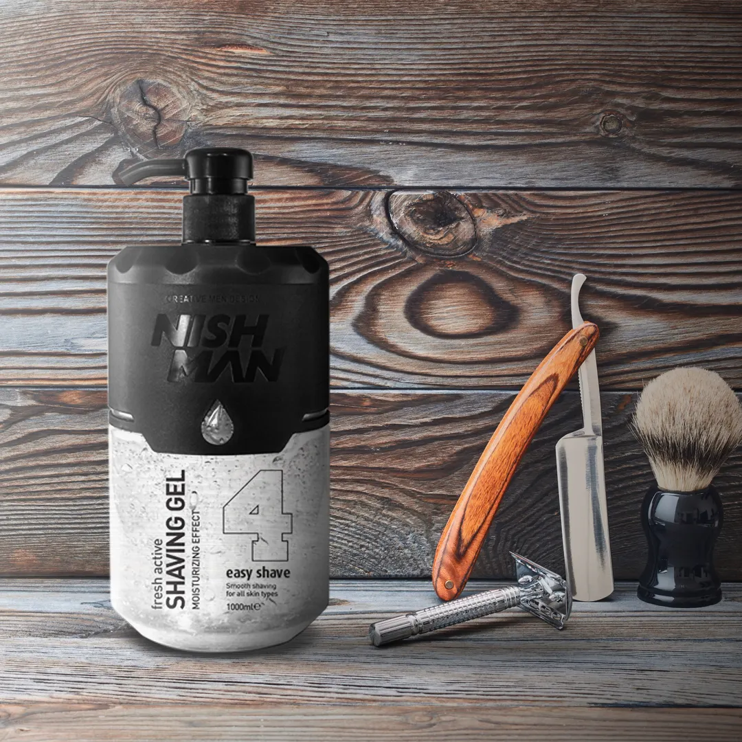 SHAVING GEL #4 NISHMAN FRESH ACTIVE - 10