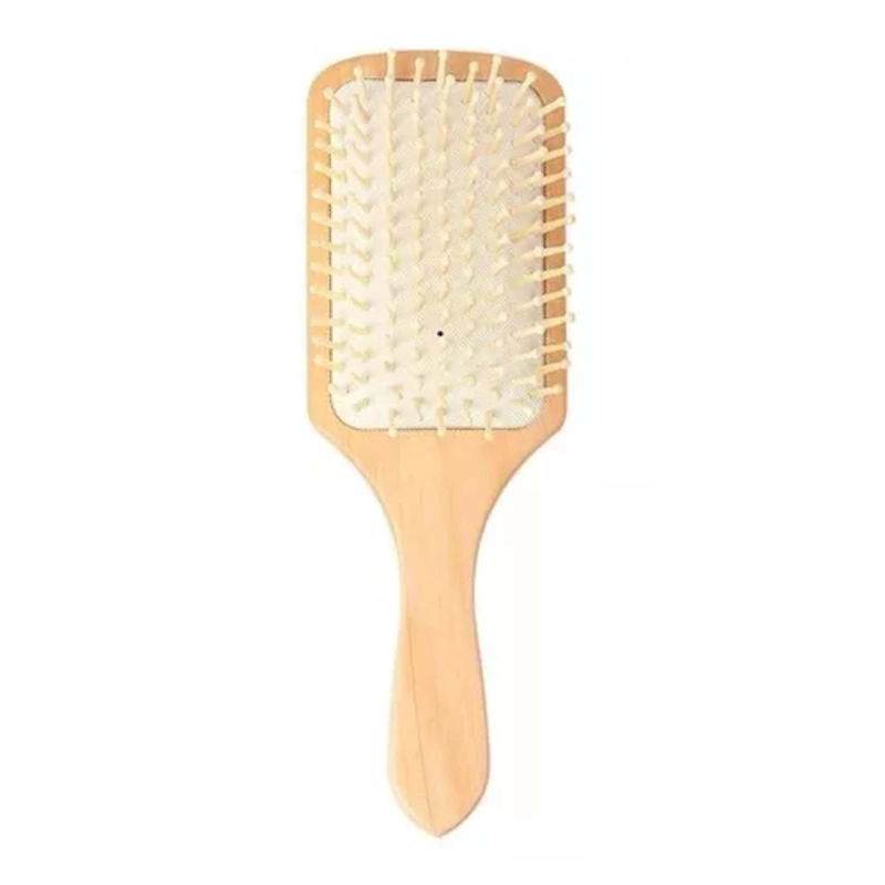 CEPILLO DESENREDANTE DE MADERA PARA CABELLO PROFESIONAL - 8