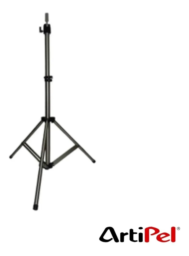 ATRIL PEDESTAL PARA CABEZA TECNICA + CABEZA SINTETICA NORMAL CAFE OSCURO - 7