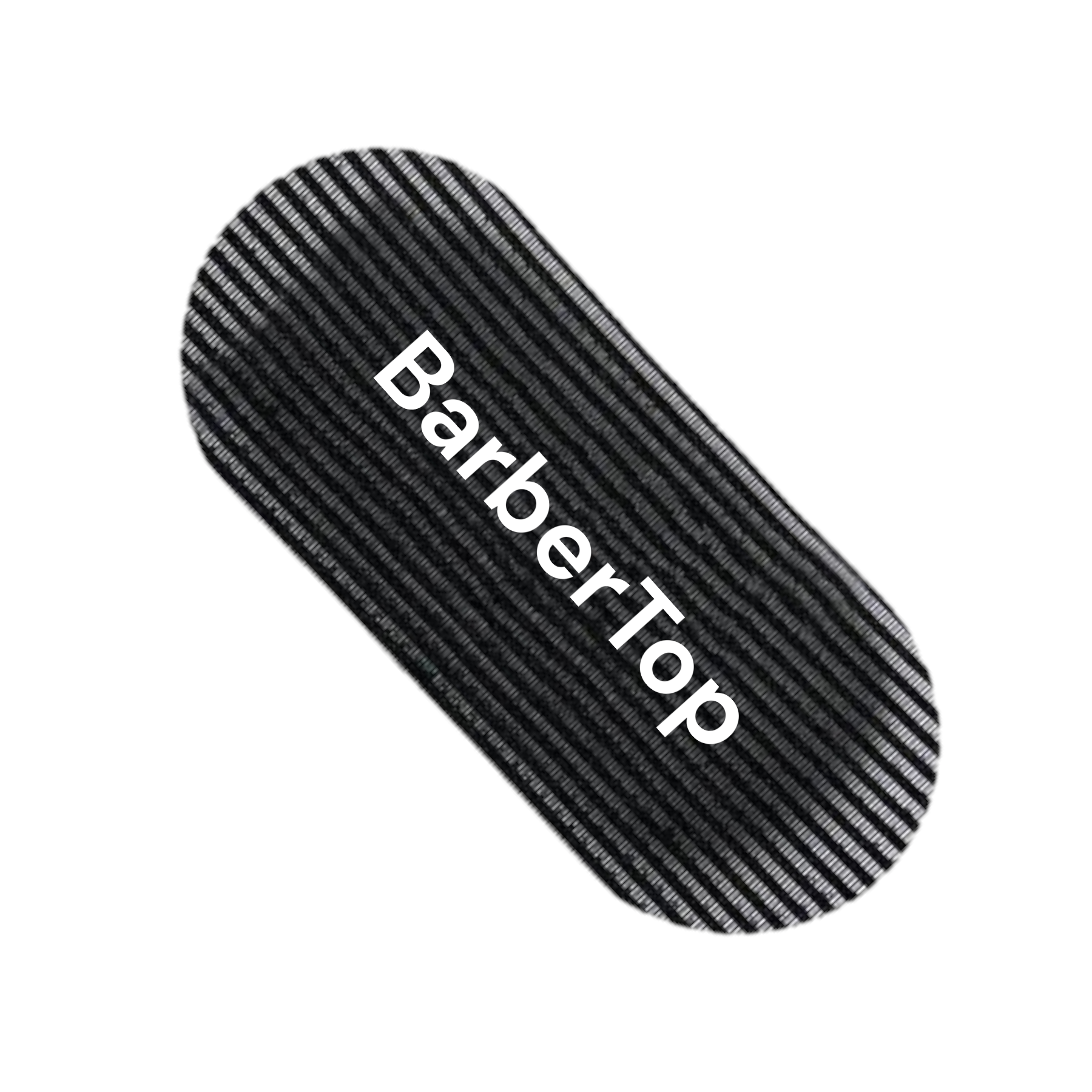 PARCHES DE BARBERIA ADHESIVOS PARA EL CABELLO - NEGRO - 12