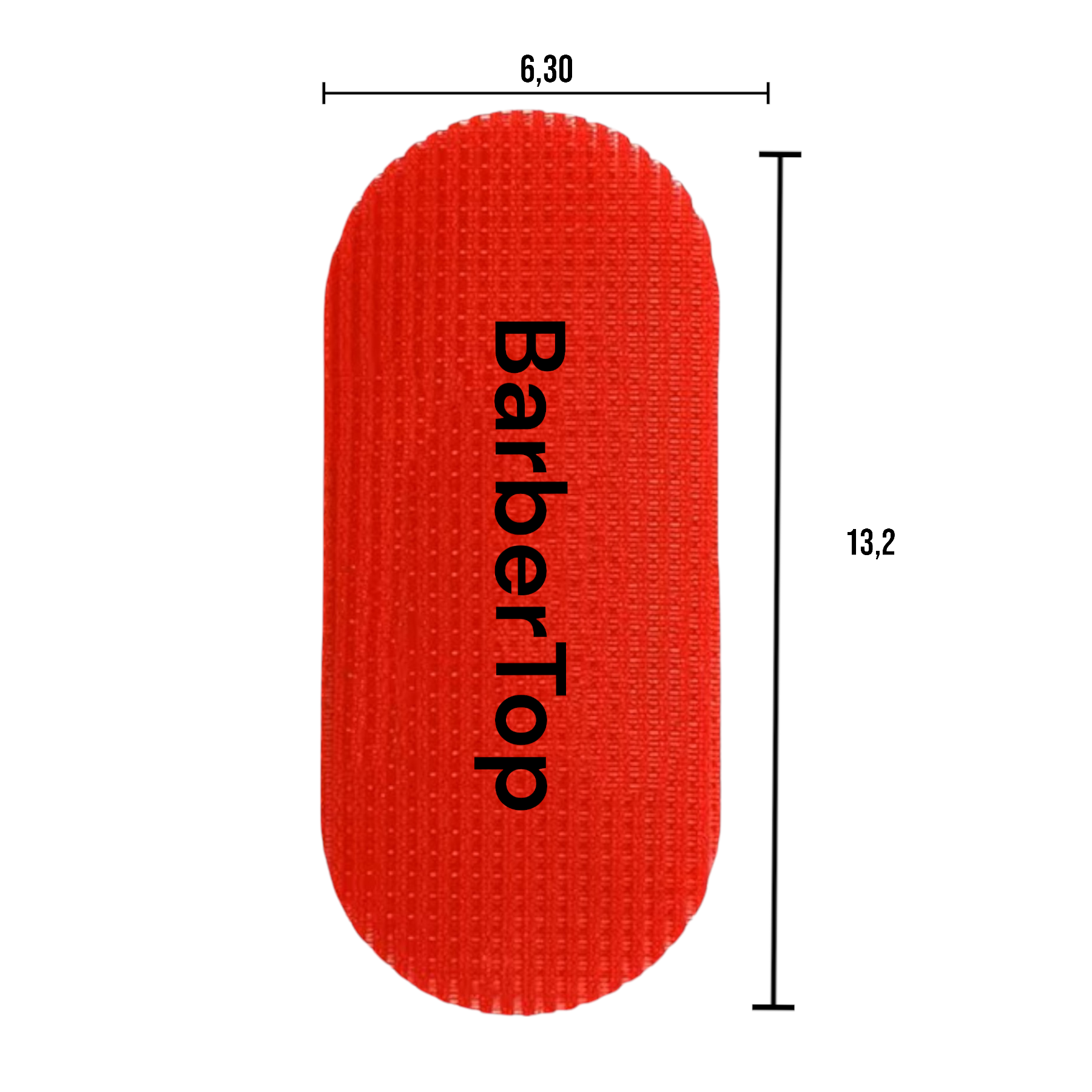 PACK 3 PARCHES VELCRO SUJETADORES CABELLO BARBERIA - 7